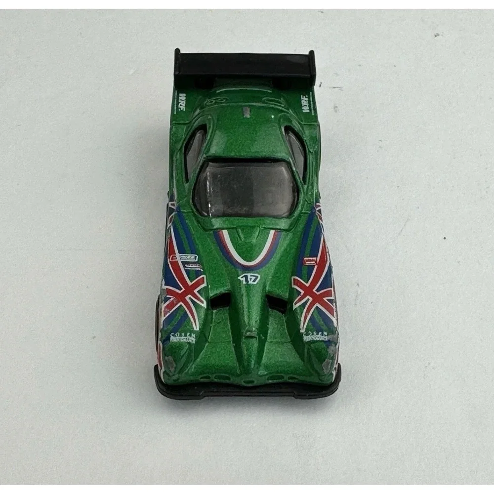 Hot Wheels 1997 Panoz GTR-1 Green‎ Union Jack Racing Diecast Car 1:64 Scale